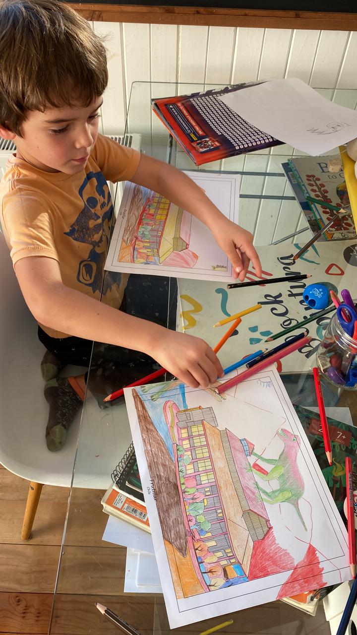 Pintando en casa — Patrimonio a tu Pinta